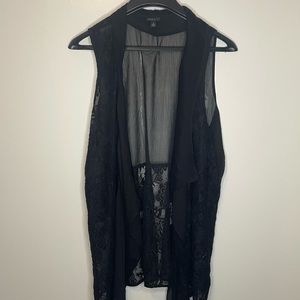 Torrid Sheer and Lace Duster Size 2
